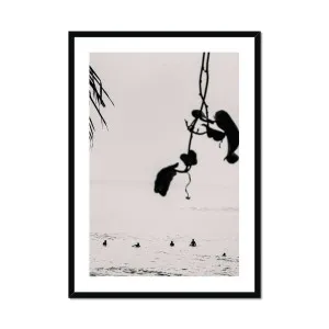 Black and White Bali Coastal Tranquility Framed Print by null, a Prints for sale on Style Sourcebook