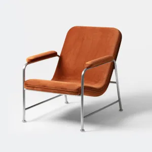 Milo Lounge Chair Stainless Steel Brunswick Rust by null, a Chairs for sale on Style Sourcebook