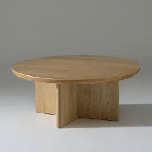 Kiama Round 100cm Coffee Table Natural Ash by null, a Coffee Table for sale on Style Sourcebook