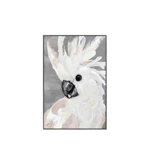 Majestic Cockatoo Wall Art Canvas 120cm x 80cm by Luxe Mirrors, a Artwork & Wall Decor for sale on Style Sourcebook