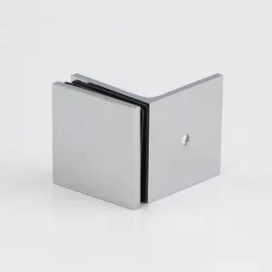 Boston 90 Degree Wall to Glass Bracket Polished Chrome by null, a Bathroom Fixtures for sale on Style Sourcebook