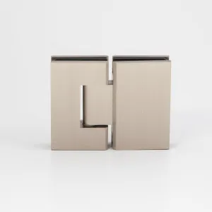 Stealth Glass to Glass 180 Degree  Hinge Satin Nickel by null, a Bathroom Fixtures for sale on Style Sourcebook
