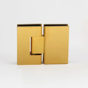 Stealth Glass to Glass 180 Degree Hinge Raw Brushed Brass by null, a Bathroom Fixtures for sale on Style Sourcebook
