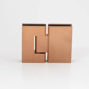 Stealth Glass to Glass 180 Degree Hinge Brushed Rose Gold by null, a Bathroom Fixtures for sale on Style Sourcebook