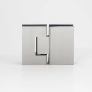 Stealth Glass to Glass 180 Degree Hinge Satin Chrome by null, a Bathroom Fixtures for sale on Style Sourcebook
