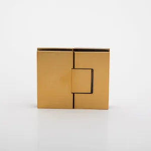 Statesman Glass to Glass Hinge Raw Brushed Brass by null, a Bathroom Fixtures for sale on Style Sourcebook