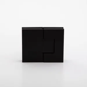 Statesman Glass to Glass Hinge Matte Black by null, a Bathroom Fixtures for sale on Style Sourcebook