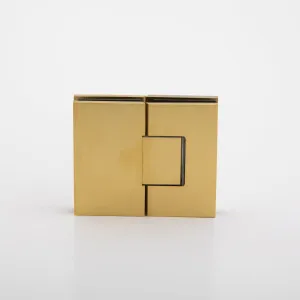 Statesman Glass to Glass Hinge Brushed Brass by Estelle, a Bathroom Fixtures for sale on Style Sourcebook