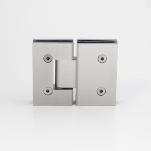 Boston Glass to Glass 180 Degree Hinge Satin Chrome by null, a Bathroom Fixtures for sale on Style Sourcebook