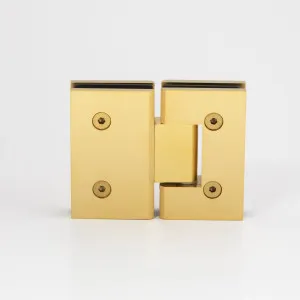 Boston Glass to Glass 180 Degree Hinge Brushed Brass by null, a Bathroom Fixtures for sale on Style Sourcebook
