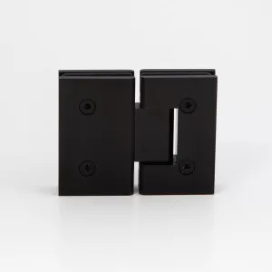 Boston Glass to Glass 180 Degree Hinge Matte Black by null, a Bathroom Fixtures for sale on Style Sourcebook