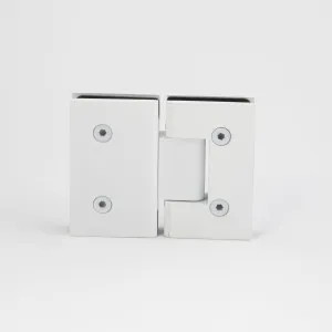 Boston Glass to Glass 180 Degree Hinge White by null, a Bathroom Fixtures for sale on Style Sourcebook