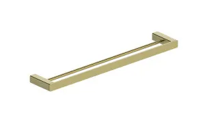 Boston Towel Rail Double 600mm Brushed Brass by null, a Towel Rails for sale on Style Sourcebook