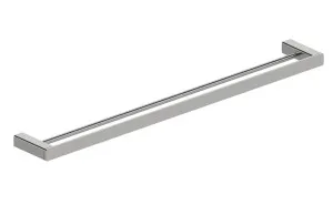 Boston Towel Rail Double 800mm Satin Nickel by null, a Towel Rails for sale on Style Sourcebook