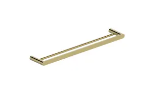 Statesman Towel Rail Double 600mm Brushed Brass by null, a Towel Rails for sale on Style Sourcebook