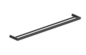 Statesman Towel Rail Double 800mm Matte Black by null, a Towel Rails for sale on Style Sourcebook