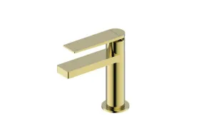Statesman Basin Mixer Brushed Brass by null, a Bathroom Taps & Mixers for sale on Style Sourcebook