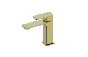 Boston Basin Mixer Brushed Brass by null, a Bathroom Taps & Mixers for sale on Style Sourcebook