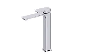 Boston Basin Mixer Tall Polished Chrome by null, a Bathroom Taps & Mixers for sale on Style Sourcebook