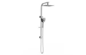 Square Shower Rail Set Satin Nickel by null, a Showers for sale on Style Sourcebook
