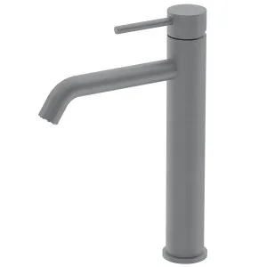 Pinnacles Tall Basin Tap Mixer Brushed Gun Metal by null, a Bathroom Taps & Mixers for sale on Style Sourcebook