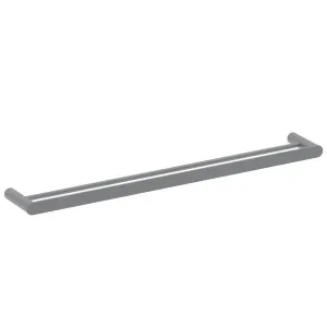 Pinnacles Towel Rail Double 800mm Brushed Gun Metal by null, a Towel Rails for sale on Style Sourcebook