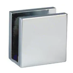 Wall to Glass 90 Degree 10mm Clamp Brushed Gun Metal by Estelle, a Bathroom Fixtures for sale on Style Sourcebook