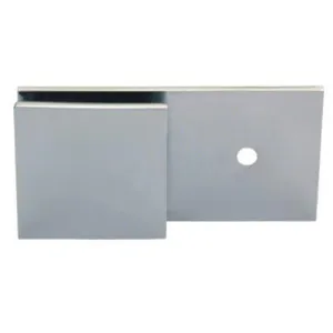 Wall to Glass 180 degree Inline Bracket Brushed Gun Metal by null, a Bathroom Fixtures for sale on Style Sourcebook