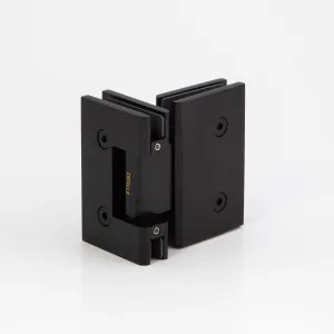 Boston 6-8mm Glass to Glass 180 Degree Shower Hinge - Matte Black by null, a Bathroom Fixtures for sale on Style Sourcebook