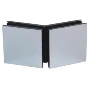 Boston Glass to Glass 135 Degree Bracket Satin Gun Metal by Estelle, a Bathroom Fixtures for sale on Style Sourcebook