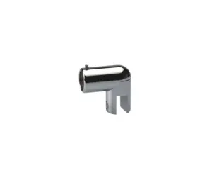 Round Adjustable Glass to Rail Fitting Satin Gun Metal by Estelle, a Door Hardware for sale on Style Sourcebook