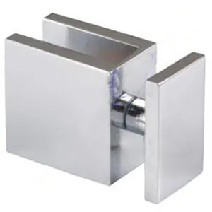 Boston 90 Degree Glass to Glass Clamp Satin Gun Metal by null, a Bathroom Fixtures for sale on Style Sourcebook