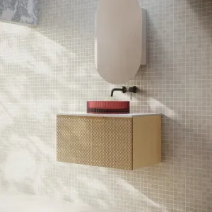 Cassa Designs Relievo Wall Hung Vanity - Single Relievo Oak by null, a Vanities for sale on Style Sourcebook