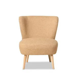 Harlyn Boucle Occasional Chair - Camel - Mocka by Mocka., a Chairs for sale on Style Sourcebook