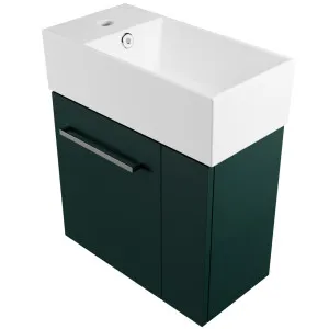 Frankie Vanity 480mm Left Bowl Liberty Top Wall hung by Timberline, a Vanities for sale on Style Sourcebook