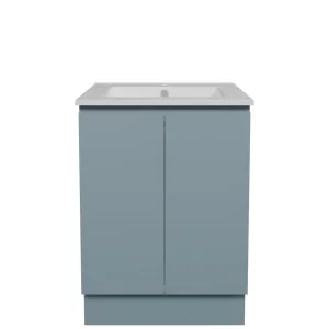Nevada Vanity 600mm Centre Bowl Alpha Top Floor standing by Timberline, a Vanities for sale on Style Sourcebook