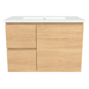 Nevada Vanity 750mm Centre WG Basin SilkSurface AC Top Wall hung by Timberline, a Vanities for sale on Style Sourcebook