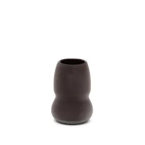 Crila brown glass vase, 20 cm by null, a Vases & Jars for sale on Style Sourcebook