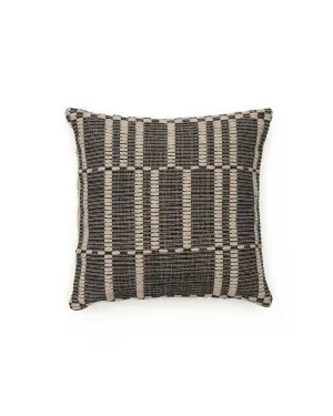 Kavri black and beige cotton cushion cover 50 x 50cm by null, a Cushions, Decorative Pillows for sale on Style Sourcebook