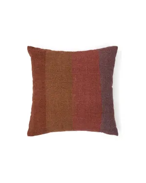 Taris red striped linen cushion cover 50 x 50cm by null, a Cushions, Decorative Pillows for sale on Style Sourcebook