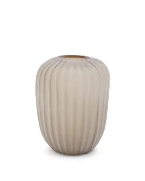 Lumia beige glass vase 38cm by null, a Vases & Jars for sale on Style Sourcebook