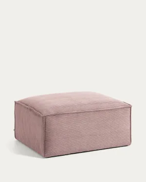 Blok footrest thick in pink corduroy 90 x 70 cm by null, a Ottomans for sale on Style Sourcebook