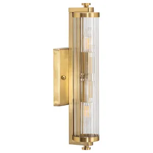 Rockford 2 Light Wall Light, Satin Brass by null, a Wall Lighting for sale on Style Sourcebook