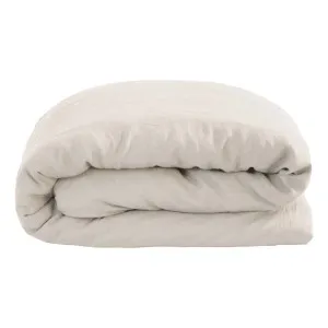 French Flax Linen Quilt Cover Set King in Pebble by OZ Design, a Quilt Covers for sale on Style Sourcebook
