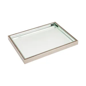 Zeta Mirror Tray - Large Antique Silver by CAFE Lighting & Living, a Trays for sale on Style Sourcebook