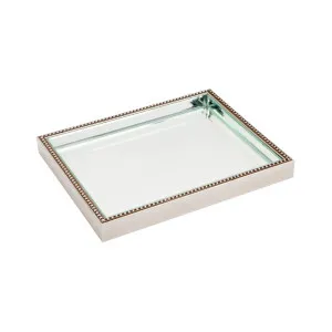 Zeta Mirror Tray - Medium Antique Silver by CAFE Lighting & Living, a Trays for sale on Style Sourcebook