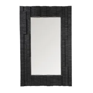 Dunbar Wall Mirror - Rectangle Black by CAFE Lighting & Living, a Mirrors for sale on Style Sourcebook