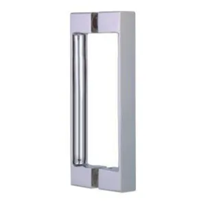 Square Double Pull Shower Handle Brushed Gun Metal by Estelle, a Door Knobs & Handles for sale on Style Sourcebook