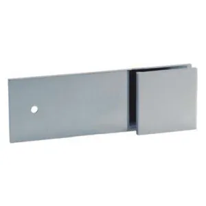 Boston Extended Wall to Glass 180 degree Inline Bracket Brushed Gun Metal by Estelle, a Bathroom Fixtures for sale on Style Sourcebook