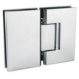 Extra Heavy Duty Large Glass to Glass 180 Degree Inline Hinge - Brushed Gun Metal by Estelle, a Bathroom Fixtures for sale on Style Sourcebook